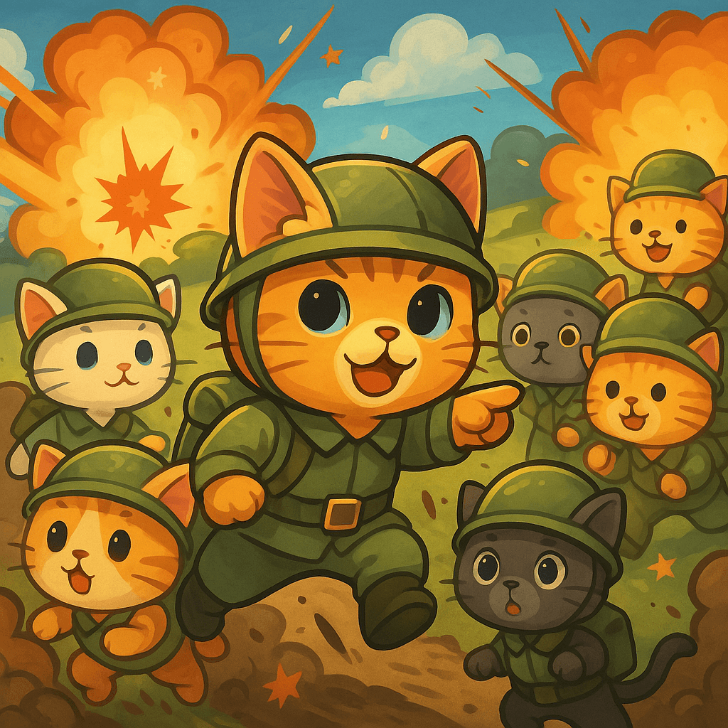Kitten Commandos background